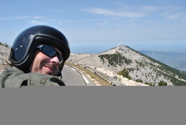 Montée du mont Ventoux à moto