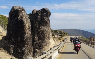 Vers le mont Tore en voyage moto au portugal