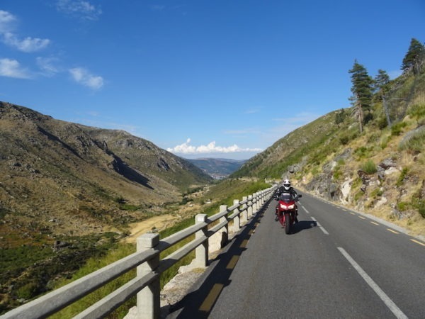 Voyage moto au Portugal, vallée du Zezere