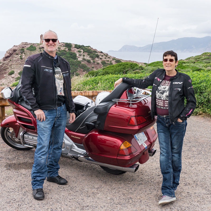 Témoignage de Liliane et Alain sur leur voyage moto en Sardaigne