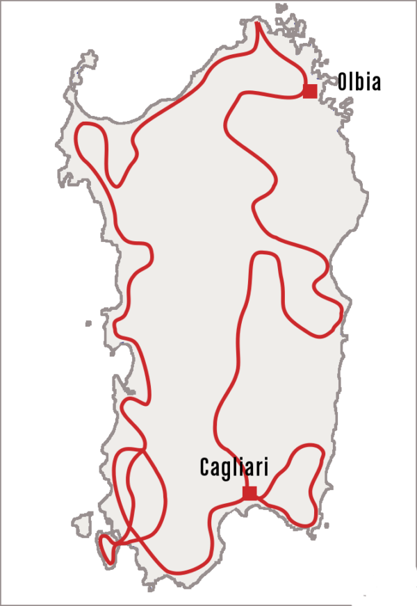 Circuit grand tour de Sardaigne