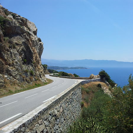 Route en Corse