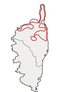Circuit moto Cap Corse Haute-Corse-Itinéraires-Evasion-Carte