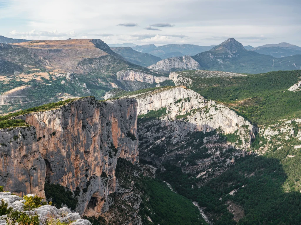Vue Falaise Verdon Itinéraires Evasion