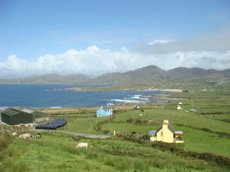 PAYSAGE-Irlande du Sud Connemara moto-MER-ITINERAIRES-EVASION