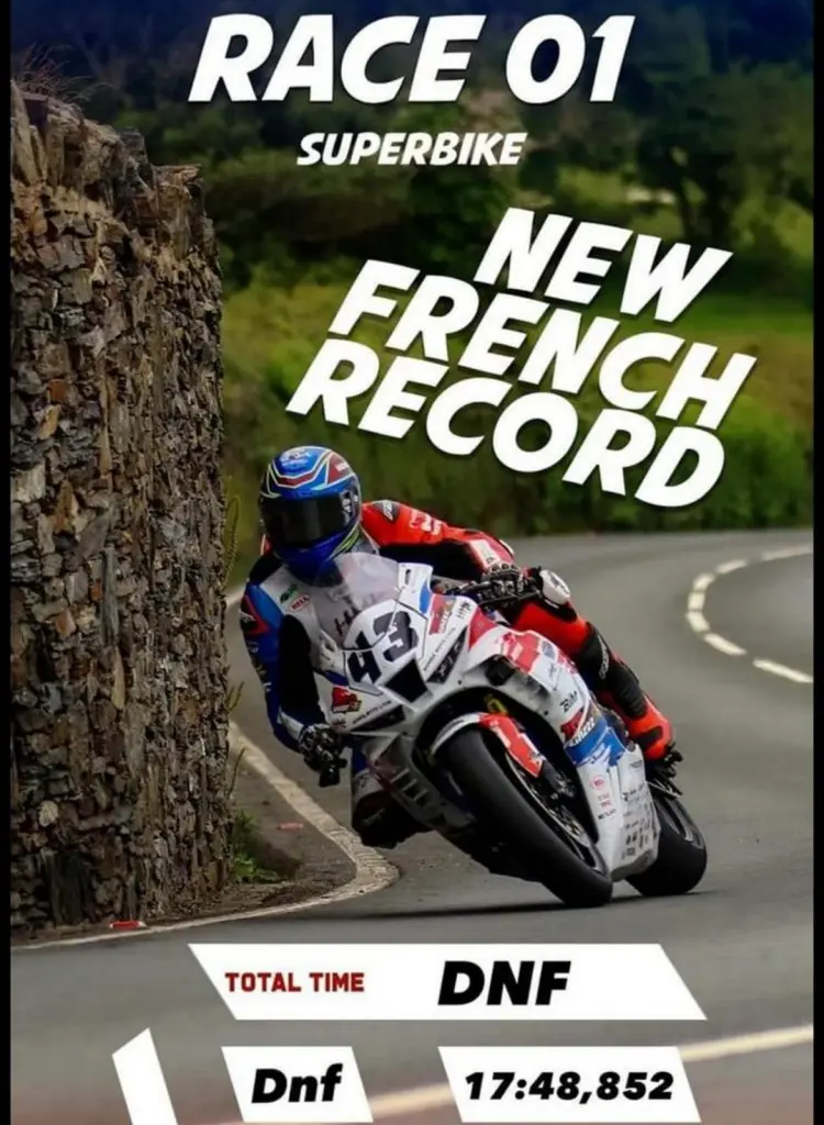 Amalric Blanc pilote moto