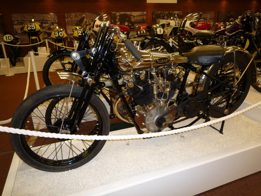 Brough Superior exposée au National Motorcycle Museum de Birmingham