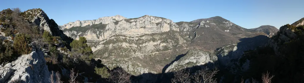 Panorama des gorges du Verdon